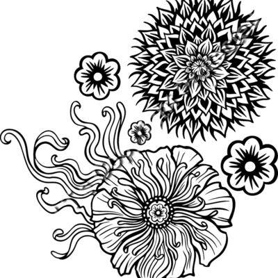 ESflower001bw Thumbnail