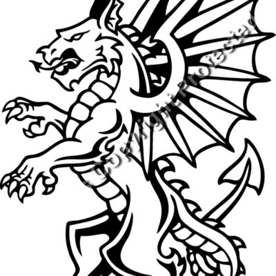 ESdragon009bw Thumbnail