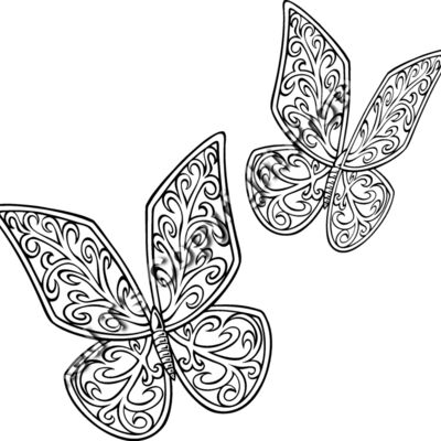 ESbutterfly005bw Thumbnail