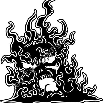 ESflames053bw Thumbnail