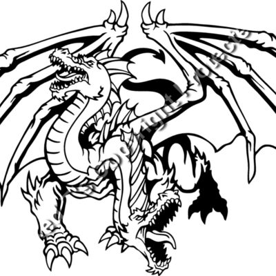 ESdragon006bw Thumbnail