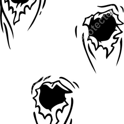 ES2bullethole001BW Thumbnail