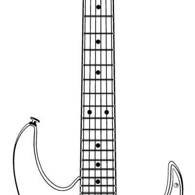 ES2guitar003bw Thumbnail