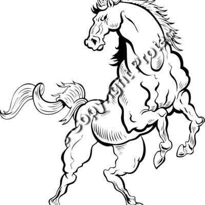 ES2horse005BW Thumbnail