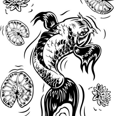 ES2asiankoi003BW Thumbnail