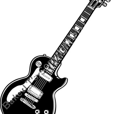 ES2guitar002bw Thumbnail