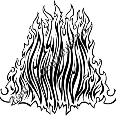 ES2flames030bw Thumbnail