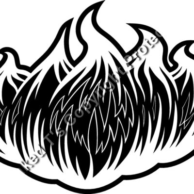 ES2flames014bw Thumbnail