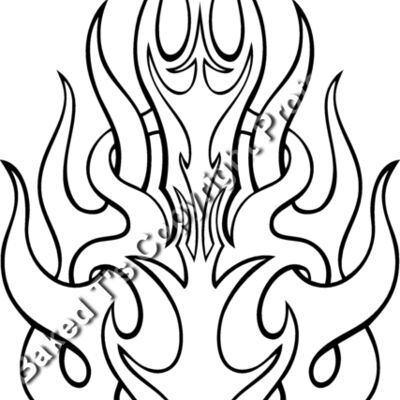 ES2flames007BW Thumbnail