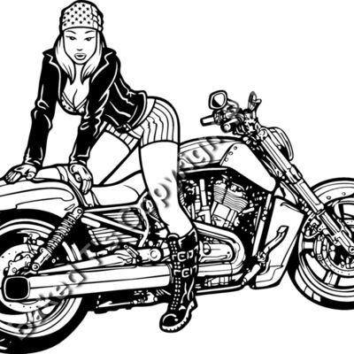 ES2biker004bw Thumbnail