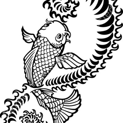 ES3asiankoi07bw Thumbnail