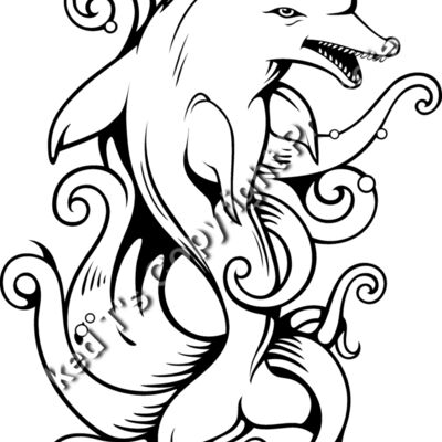 ES3dolphin01bw Thumbnail