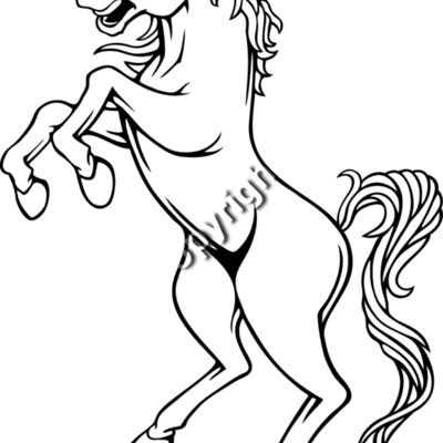 es3horse04bw Thumbnail