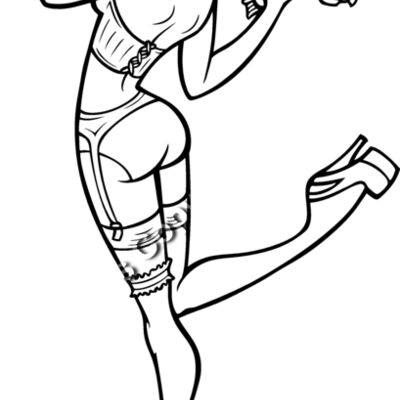 ES3pinup04bw Thumbnail