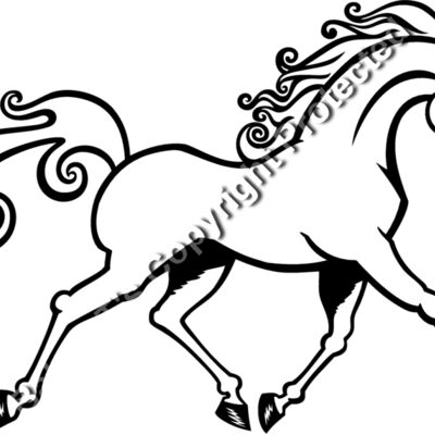 ES3horse05bw Thumbnail