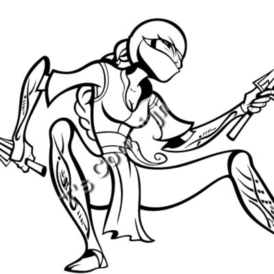 ES3ninja01BW Thumbnail