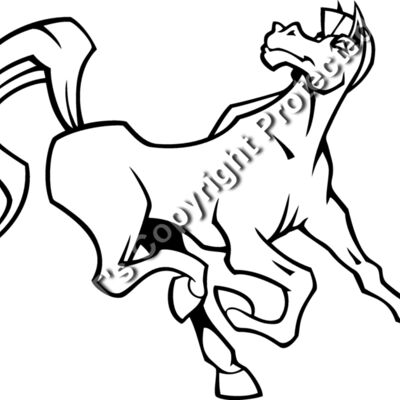 es3horse06bw Thumbnail