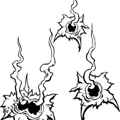 ES3bullethole01BW Thumbnail