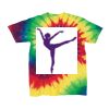 Youth Multi-Color Spiral Tie-Dyed T-Shirt Thumbnail