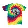 Youth Multi-Color Spiral Tie-Dyed T-Shirt Thumbnail
