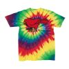 Youth Multi-Color Spiral Tie-Dyed T-Shirt Thumbnail