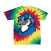 Youth Multi-Color Spiral Tie-Dyed T-Shirt Thumbnail