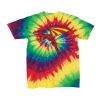 Youth Multi-Color Spiral Tie-Dyed T-Shirt Thumbnail