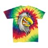 Youth Multi-Color Spiral Tie-Dyed T-Shirt Thumbnail