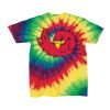Youth Multi-Color Spiral Tie-Dyed T-Shirt Thumbnail
