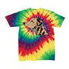 Youth Multi-Color Spiral Tie-Dyed T-Shirt Thumbnail