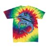 Youth Multi-Color Spiral Tie-Dyed T-Shirt Thumbnail