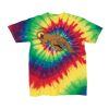 Youth Multi-Color Spiral Tie-Dyed T-Shirt Thumbnail