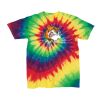 Youth Multi-Color Spiral Tie-Dyed T-Shirt Thumbnail