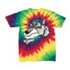 Youth Multi-Color Spiral Tie-Dyed T-Shirt Thumbnail
