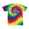 Youth Multi-Color Spiral Tie-Dyed T-Shirt Thumbnail