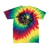Youth Multi-Color Spiral Tie-Dyed T-Shirt Thumbnail