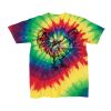 Youth Multi-Color Spiral Tie-Dyed T-Shirt Thumbnail