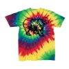 Youth Multi-Color Spiral Tie-Dyed T-Shirt Thumbnail