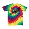 Youth Multi-Color Spiral Tie-Dyed T-Shirt Thumbnail