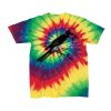 Youth Multi-Color Spiral Tie-Dyed T-Shirt Thumbnail