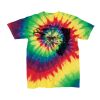 Youth Multi-Color Spiral Tie-Dyed T-Shirt Thumbnail