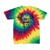 Youth Multi-Color Spiral Tie-Dyed T-Shirt Thumbnail