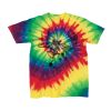 Youth Multi-Color Spiral Tie-Dyed T-Shirt Thumbnail