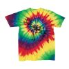 Youth Multi-Color Spiral Tie-Dyed T-Shirt Thumbnail
