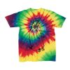 Youth Multi-Color Spiral Tie-Dyed T-Shirt Thumbnail