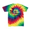 Youth Multi-Color Spiral Tie-Dyed T-Shirt Thumbnail