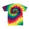 Youth Multi-Color Spiral Tie-Dyed T-Shirt Thumbnail