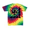 Youth Multi-Color Spiral Tie-Dyed T-Shirt Thumbnail
