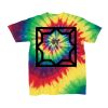 Youth Multi-Color Spiral Tie-Dyed T-Shirt Thumbnail