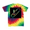 Youth Multi-Color Spiral Tie-Dyed T-Shirt Thumbnail